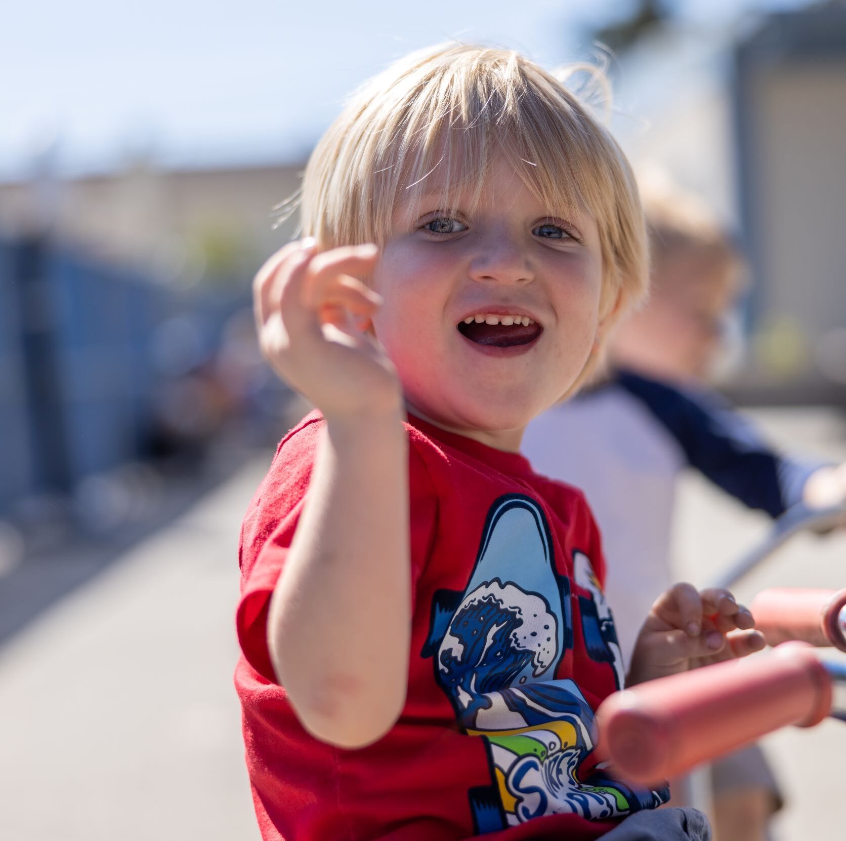WOD_23 preschooler playing outside
