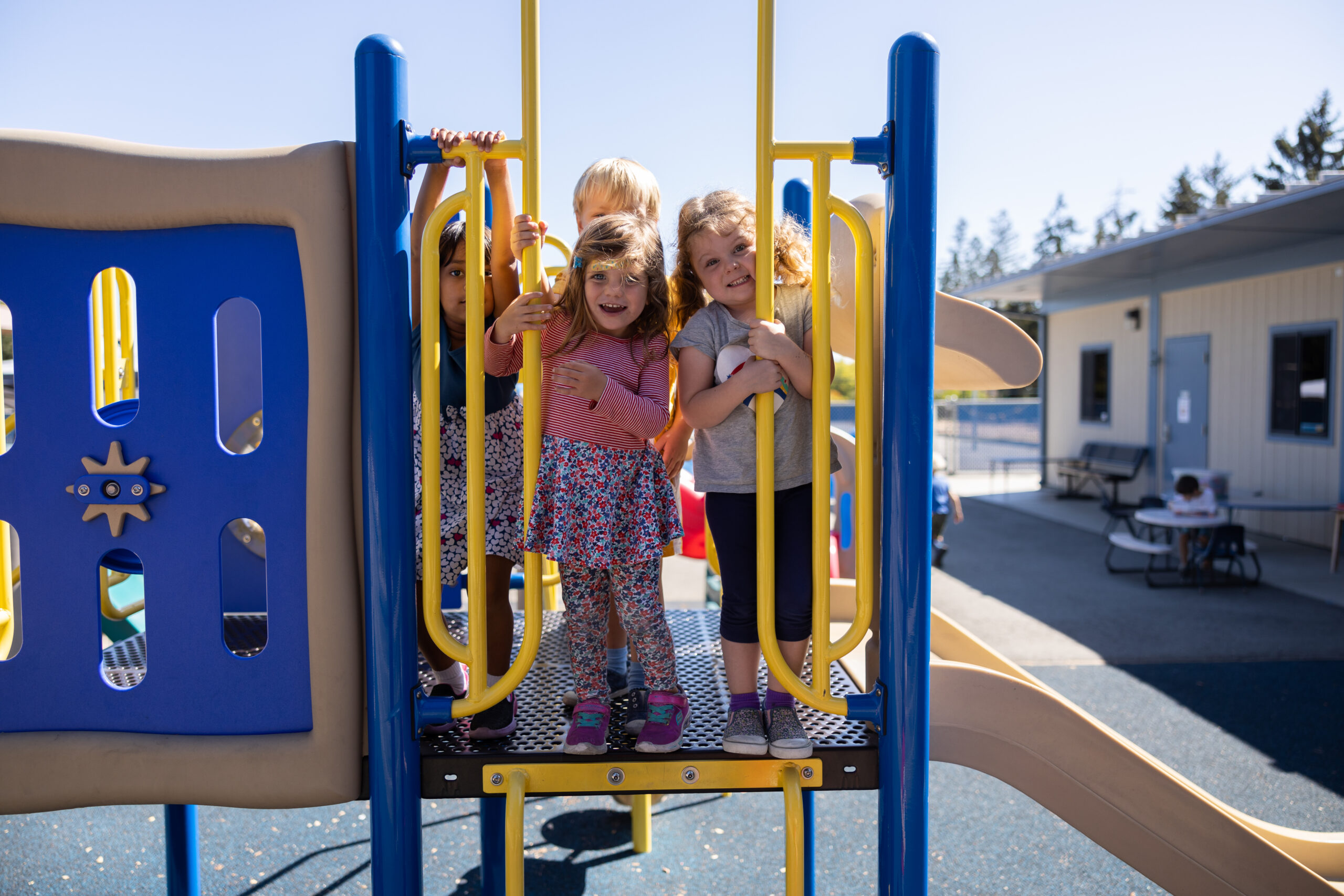 WOD_20 group of preschoolers on play gym