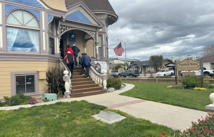 Seniors at Steinbecks museum