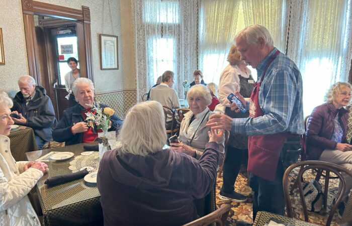 Seniors at Steinbecks museum