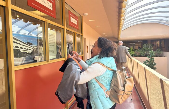 seniors at frank lloyd wright house