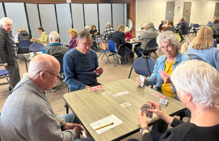 bridge 6.25 9 Game day seniors playing bridge