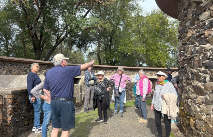 Jack London state park trip - on a tour