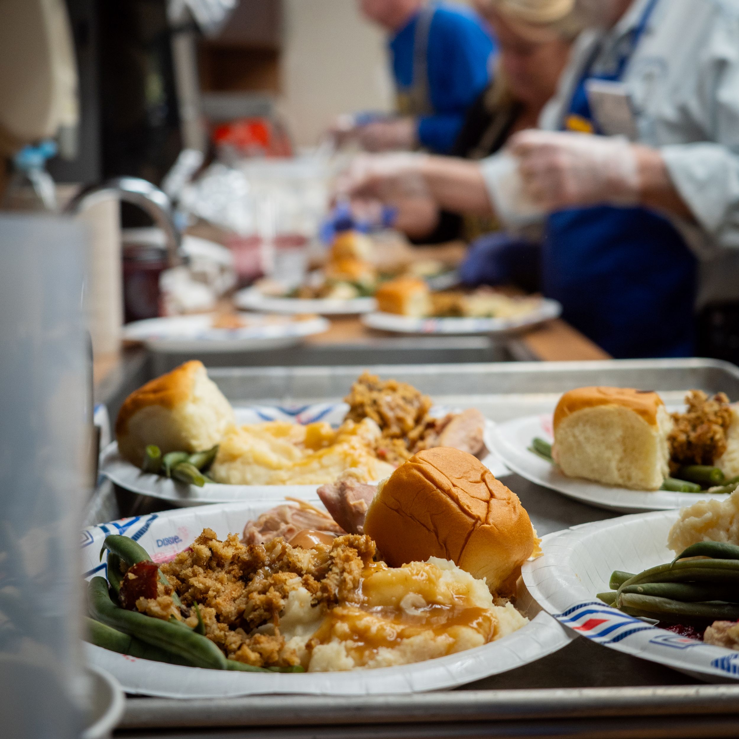 food plate for thanksgiving