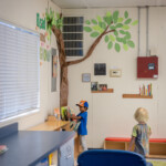 World of discovery preschool kids reading tree interior